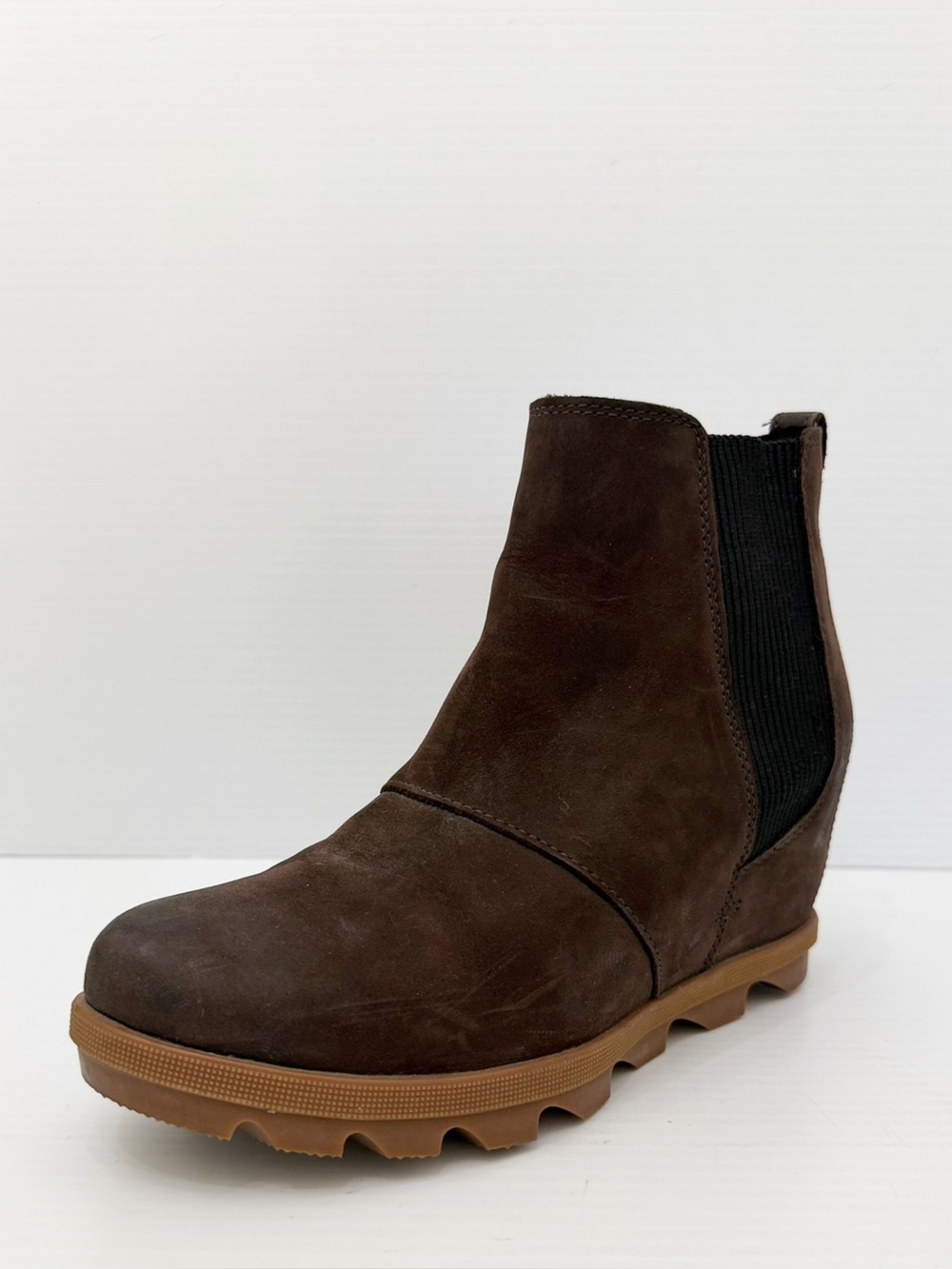 Sorel Joan of Arctic Wedge II Chelsea Leather Boots - 8.5